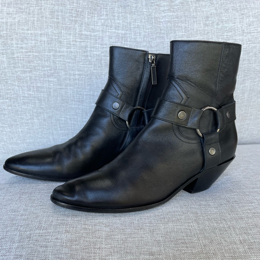 Saint Laurent Western Harness Ankle Boot